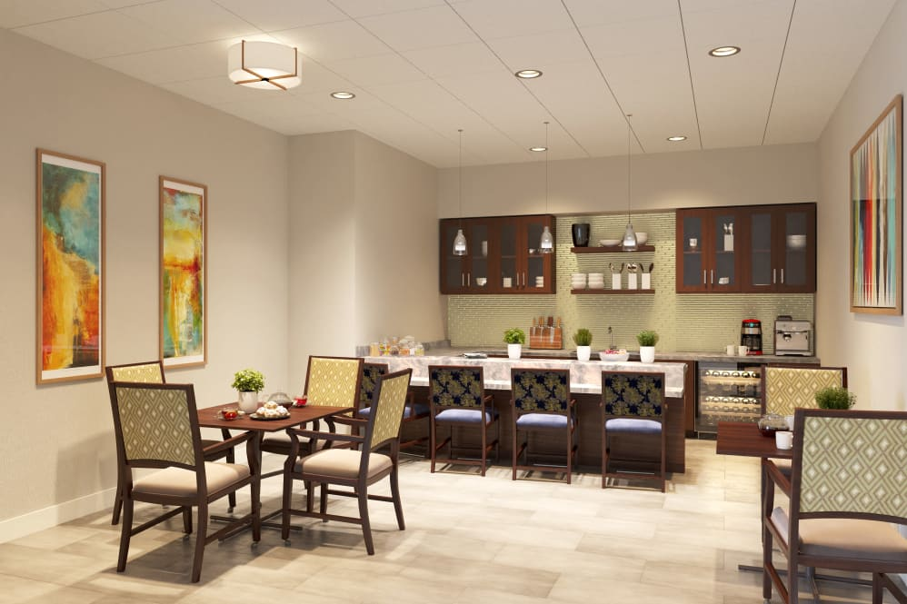 Atrium dining